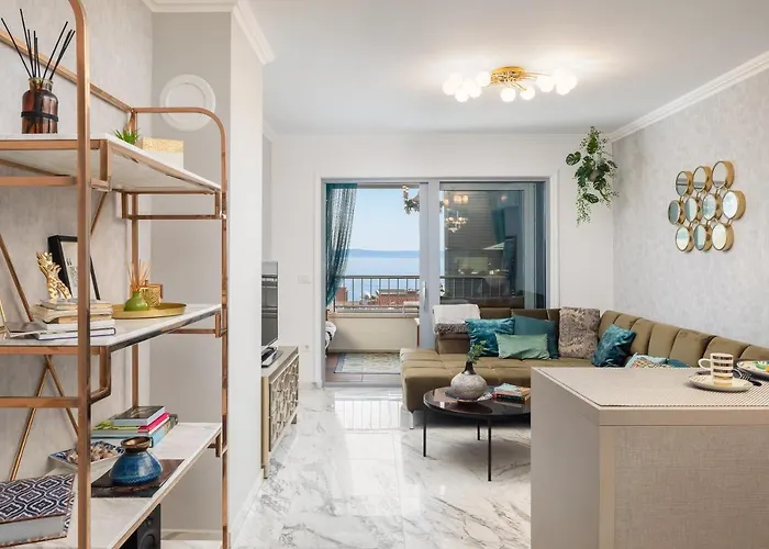 Sara - Luxurious Sea View With Garage Makarska